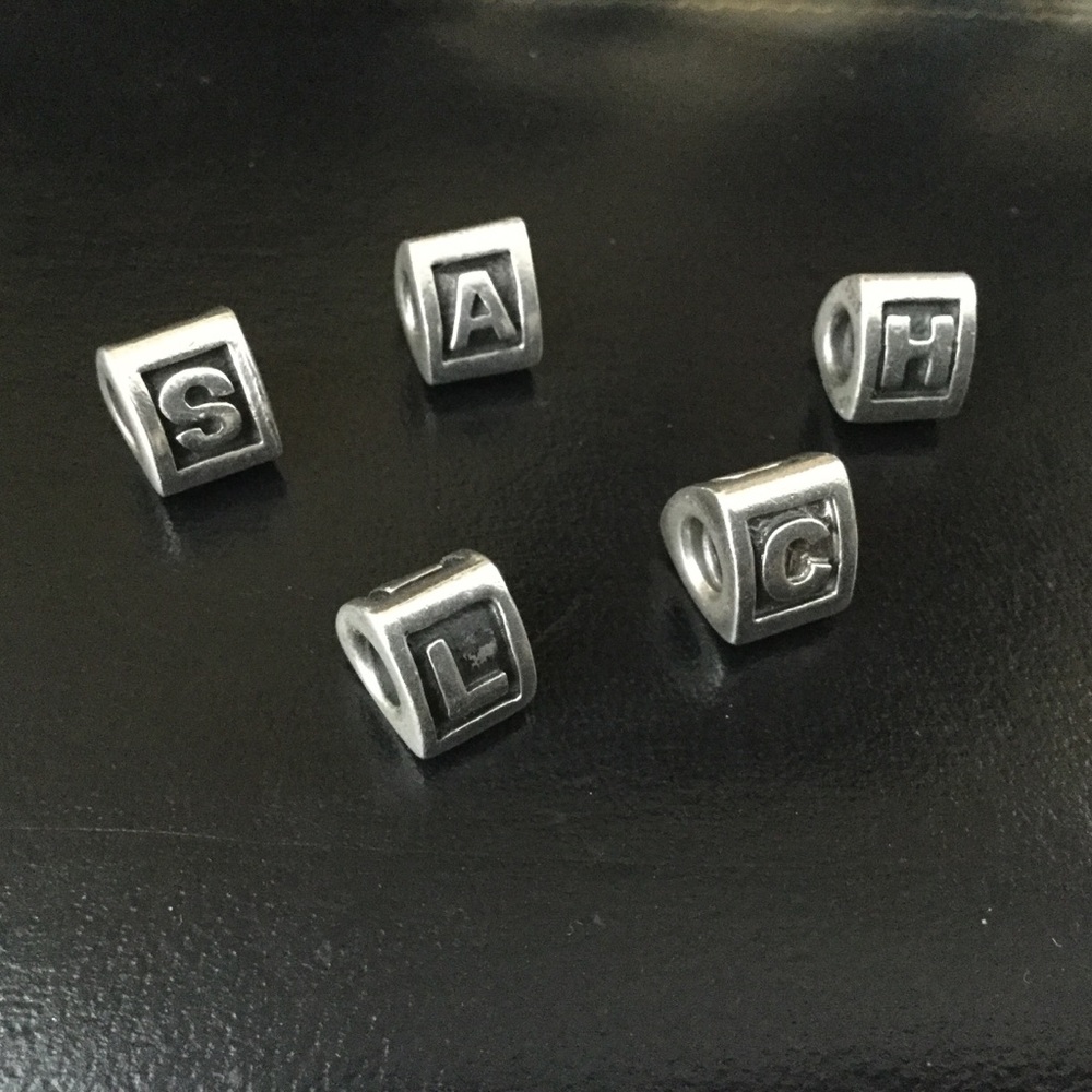Pandora Alpha Letter “H” Charms 925 Silver